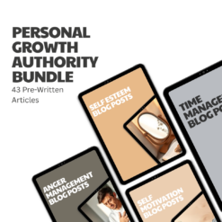 Personal Growth Authority Bundle – 43 Pre-Written Articles